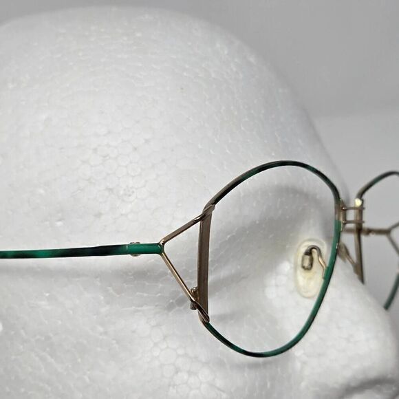 NEOSTYLE SOCIETY 435 GERMANY GOLD GREEN TORTOISE OS EYEGLASS FRAMES 135 58 14 - Picture 6 of 10